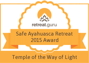 Safe Ayahuasca Retreat 2015 Award